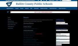 
							         Parents - Bullitt County Public Schools								  
							    