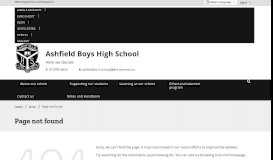 
							         Parents, carers and the community - Ashfield Boys High School								  
							    