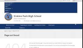 
							         Parents, carers and the community - Erskine Park High School								  
							    