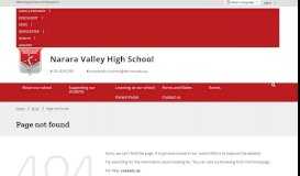 
							         Parents, carers and the community - Narara Valley High School								  
							    