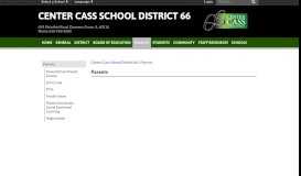 
							         Parents - Center Cass School District 66								  
							    