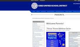 
							         Parents - Ceres Unified School District								  
							    