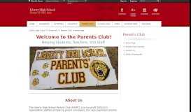 
							         Parent's Club / Home Page - Liberty Union High School District								  
							    