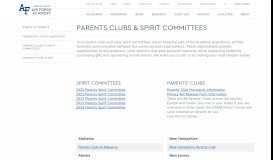 
							         Parents' Clubs & Spirit Committees - United States Air Force Academy								  
							    