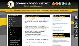 
							         Parents - Commack Schools								  
							    