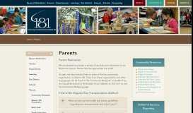 
							         Parents - Community Consolidated School District 181								  
							    