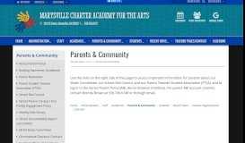
							         Parents & Community - Marysville Charter Academy for the Arts								  
							    