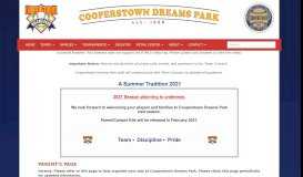 
							         Parents - Cooperstown Dreams Park								  
							    