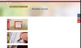 
							         Parents Corner - The Knowledge School								  
							    