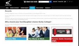 
							         Parents - Derby College								  
							    