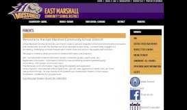 
							         Parents | East Marshall								  
							    