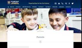 
							         Parents | Elmhurst School for Boys								  
							    