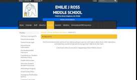 
							         Parents - Emilie J Ross Middle School								  
							    