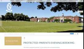 
							         Parents Evening Booking | Birmingham | The Blue Coat School								  
							    