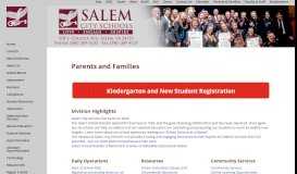 
							         Parents & Families | Salem City Schools								  
							    