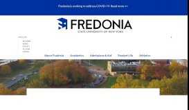 
							         Parents & Family | Fredonia.edu								  
							    