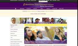 
							         Parents & Family – Minnesota State University, Mankato								  
							    