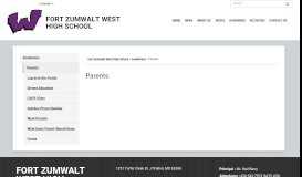 
							         Parents - Fort Zumwalt West High School								  
							    