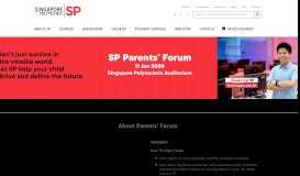 
							         Parents' Forum 2019 - Singapore Polytechnic								  
							    