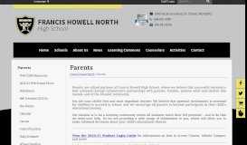 
							         Parents - Francis Howell North								  
							    