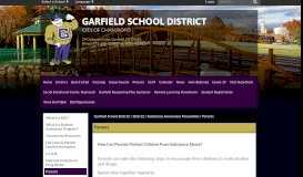 
							         Parents - Garfield School District								  
							    