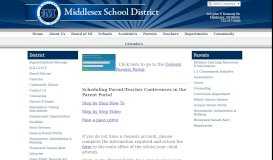 
							         Parents Genesis Parent Portal - Middlesex School District								  
							    