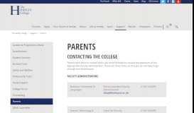 
							         Parents - Henley College								  
							    