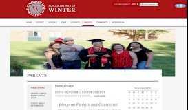 
							         Parents Home - School District of Winter								  
							    