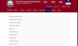 
							         Parents / Homepage - City of St. Charles School District								  
							    