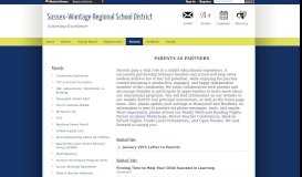 
							         Parents / Homepage - Sussex-Wantage Regional School District								  
							    