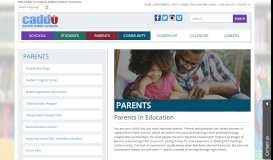 
							         Parents In Education - Caddo Parish Schools								  
							    