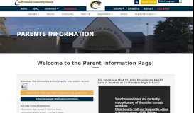 
							         Parents Information - Clintondale School District								  
							    