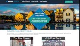 
							         Parents Internal Page | Aspen Heights								  
							    