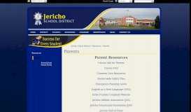 
							         Parents - Jericho School District								  
							    