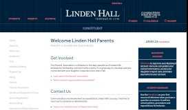 
							         Parents - Linden Hall School For Girls								  
							    