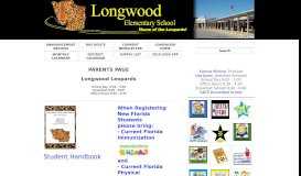 
							         Parents | Longwood Elementary School								  
							    