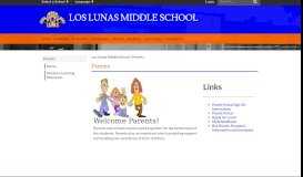 
							         Parents - Los Lunas Middle School								  
							    