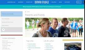 
							         Parents | Luther College								  
							    
