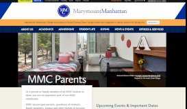 
							         Parents: Marymount Manhattan College								  
							    