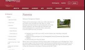 
							         Parents - Montgomery School								  
							    