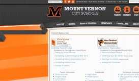 
							         Parents - Mount Vernon City Schools								  
							    