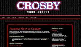 
							         Parents New to Crosby - Kyschools.us								  
							    