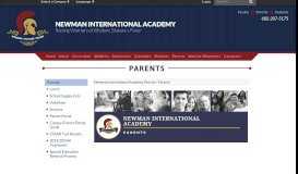 
							         Parents - Newman International Academy District								  
							    