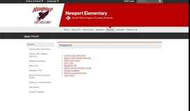 
							         Parents - Newport Elementary								  
							    