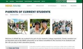 
							         Parents of Current Students :: Northern Virginia Community College								  
							    