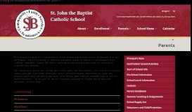 
							         Parents of St. John the Baptist Catholic School								  
							    