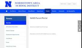 
							         Parents / Overview - Norristown Area School District								  
							    