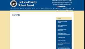 
							         Parents – Parents – Jackson County School Board								  
							    
