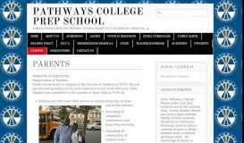 
							         Parents - Pathways College Prep School								  
							    