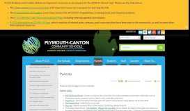 
							         Parents | Plymouth-Canton Community Schools								  
							    